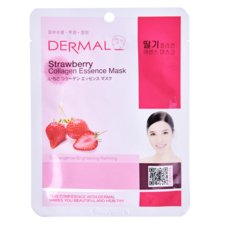 Korejska sheet maska za regulisanje sebuma lica DERMAL Collagen Essence Jagoda 23g